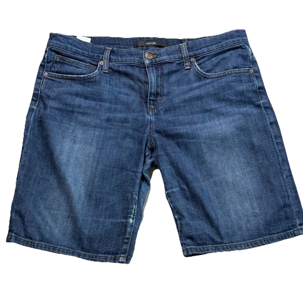 Joe's Jeans Denim Shorts Mens W32 Blue Distressed‎ Stretch Jean Shorts